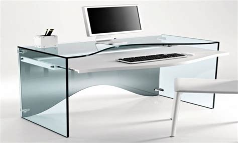 moderner glas computer schreibtisch ashley mobel home office eine