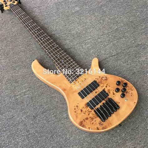 Custom Product 6 String Bass Black Hardware Amplifying
