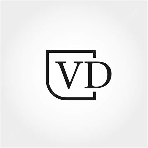 gambar desain logo huruf awal vd logo abstrak logo templat png  vektor  background