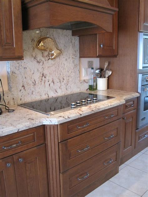 granite backsplash full height   cooktop kitchen cabinets makeover kitchen design