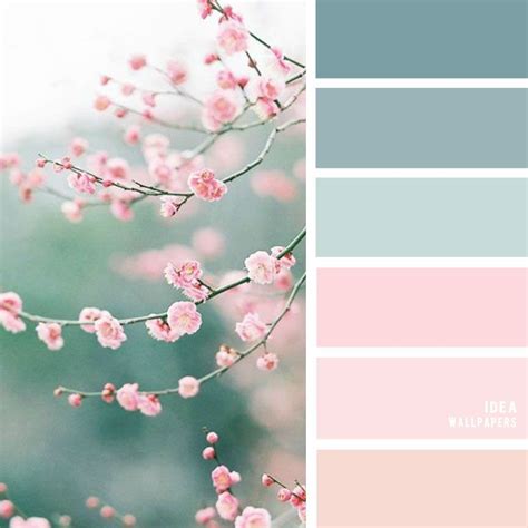 perfect pink color combinations blush light blue blue green