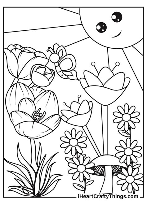 garden coloring pages garden coloring pages cute coloring pages