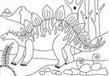 Stegosaurus Coloring Pages Jurassic Printable Categories sketch template
