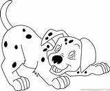 Coloring Puppy Dalmatian Cute Pages Getcolorings Coloringpages101 Color sketch template