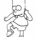 Bart Simpsons Colorear Hellokids Fussball Spielt Futebol Jogando Fazendo Palhaçada Ausmalen Homer sketch template