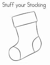 Coloring Pages Stocking Stuff Printable Noodle Getdrawings Twisty Print Twistynoodle sketch template