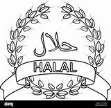 Halal Alamy sketch template