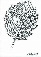 Automne Coloriage Coloring Fall Feuille Colorier Feuilles Zentangle Pages Une Et Pour Dessin Imprimer Mandala Leaf Coloriages Arbres Pomme Patterns sketch template
