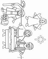 Coloring Pages Pageant Getcolorings Christmas sketch template