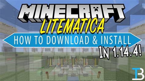 install litematica  minecraft   schematics  minecraft