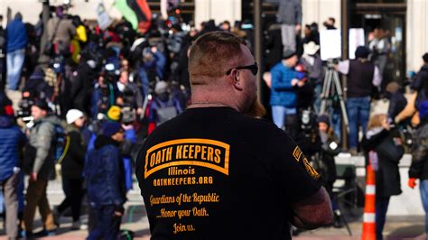 oath keepers leader sought   message  trump  jan    york times