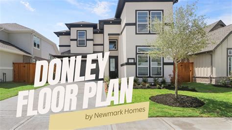 donley floorplan  newmark homes youtube