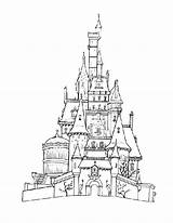 Chateau Coloriage Cinderella Onlycoloringpages Getcolorings Depuis Coloringhome sketch template