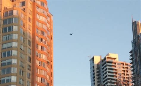 drones  windows freaking  metrotown resident burnaby