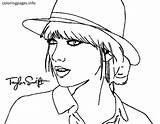 Swift Taylor Coloring Pages Singers Print Singer Famous Color Country Draco Malfoy People Printable Para Spears Britney Easy Getcolorings Popular sketch template