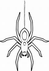Spider sketch template