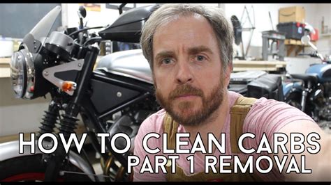 clean carbs part  removal youtube
