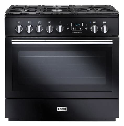falcon cm black professional fx dual fuel freestanding oven propfxdfgbch berloni appliances