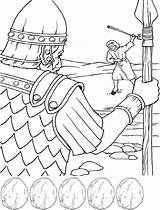 David Coloring Goliath Pages Spares Life Sauls Sheets Saul Craft Bible School Crafts Sunday Colouring Activities Choose Board Template sketch template