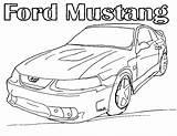 Coloring Pages Car Ford Muscle Mustang Cars F150 Drawing Gt Expedition P51 Old Getdrawings Getcolorings Popular Template sketch template