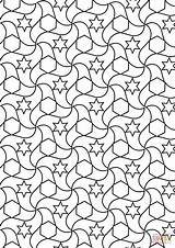 Tessellation Coloring Pages Patterns Printable Islamic Alhambra Tessellations Geometric Drawing Pdf Colouring Pattern Color Sheets Getdrawings Kids Print Mandala Getcolorings sketch template
