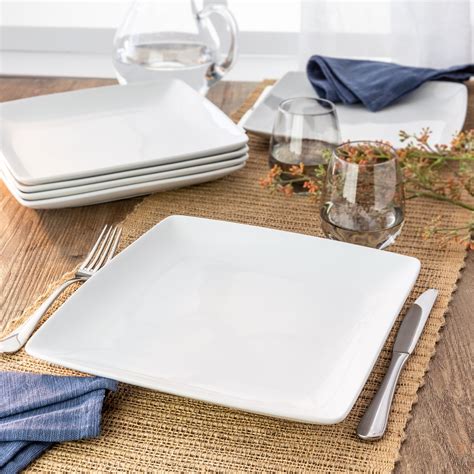 homes gardens loden coupe square dinner plates set