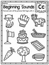 Sound Worksheets Beginning Sounds Color Letter Kindergarten Preschool Phonics Worksheet Printable Activities Alphabet Choose Board Learning sketch template