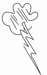 Bolt Lightning Colorluna Zeus sketch template