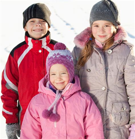 kids  winter royalty  stock  image
