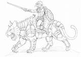 Battlecat Heman Rubusthebarbarian He Concept sketch template