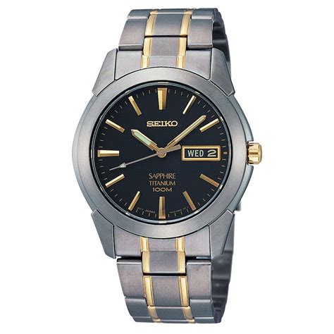 Seiko Gentstwo Tone Titanium Quartz Watch Watches From Dipples Uk