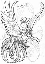 Phoenix Drawing Tattoo Japanese Sketch Tattoos Fenix Bird Coloring Google Drawings Ave Dibujo Dibujar Pretty Tatuaje Fénix Dessin Pages Adult sketch template