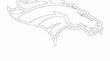 Denver Pages Broncos Coloring Print Getcolorings Inspirational sketch template