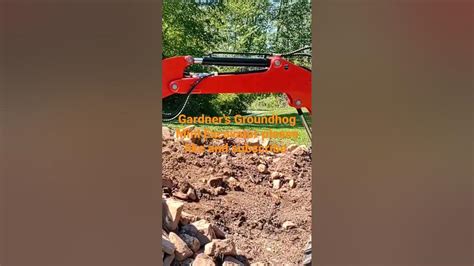 gardners groundhog mini excavator youtube