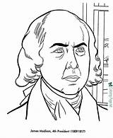 Coloring Madison James Pages Presidents sketch template