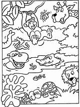 Kleurplaat Kleurplaten Jungle Dierentuin Peuters Wilde Dierentuindieren Animaux Natuur Mewarn15 Inkleur Prente Daiza Pairi Aap Uitprinten Downloaden Bezoeken Bord sketch template