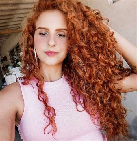Red Curls Beauty Red Haired Ginger Hair Color Red Curly Hair