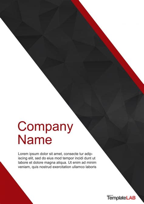 amazing cover page templates word powerpoint psd