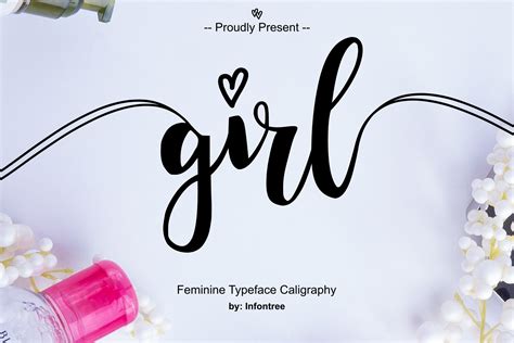 girl font  infontree creative fabrica