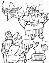 Zacchaeus Coloring Pages Story Preschool Jesus Bible Colouring Sketchite Sunday School sketch template