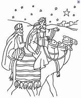 Magi Magos Nativity Wise Wijzen Oosten Kerst Weisen Racconto Drei Drie Story Kerstverhaal Weihnachtsgeschichte Camels Doriente Epiphany Bethlehem Kolorowanki Malvorlagen sketch template