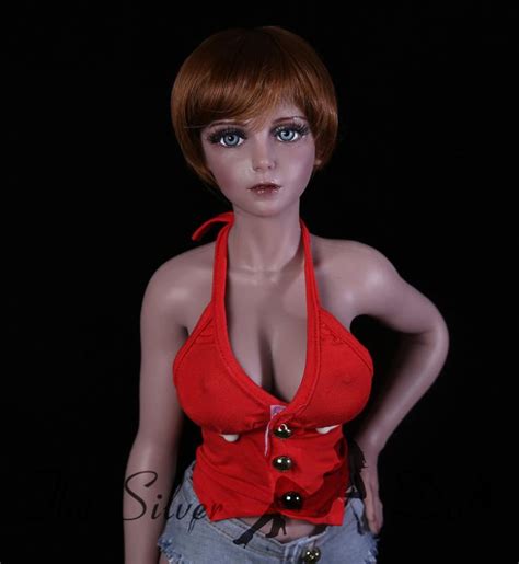 jm doll 65cm chloe tanned in red top the silver doll