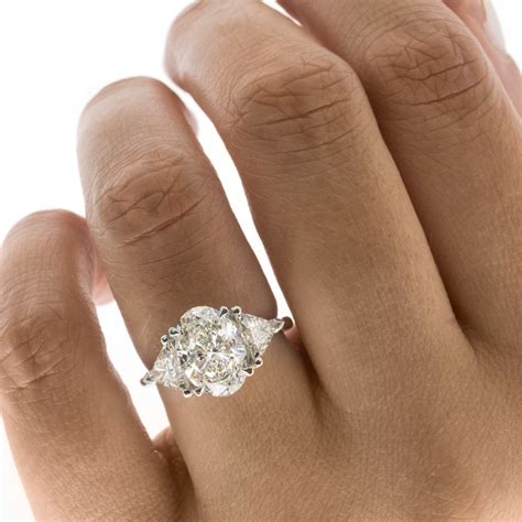 3 Stone Trilliant Engagement Ring Setting Adiamor