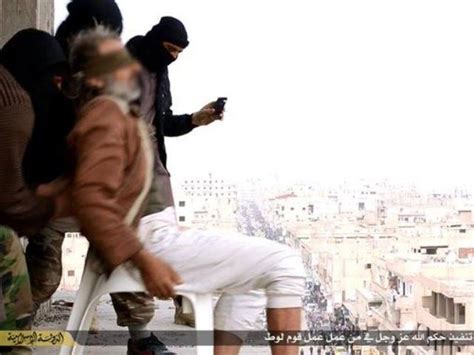 isis throws accused gay man from roof but when he survives town stones him to death breitbart