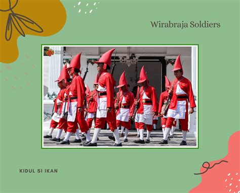 history  design  soldiers uniform visiting jogja  kidul  ikan