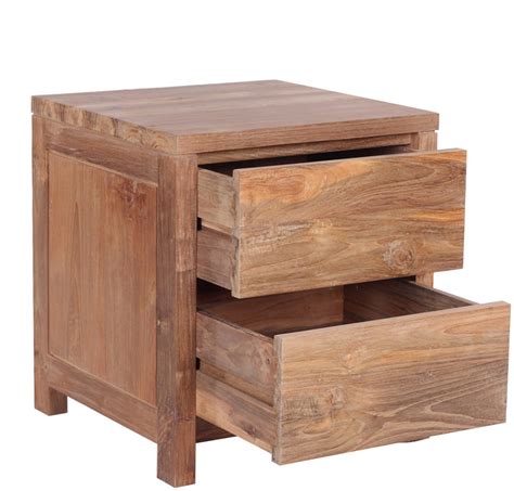 praya reclaimed teak wood bedside table bedside tables