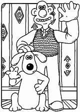 Wallace Gromit Cartoon sketch template