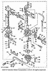 Carburetor Yamaha Xt350 Partzilla sketch template