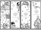Bookmarks Christmas Color Bookmark Printable Kids Library Clipart Template Coloring Book Blank Clip Christian Activities Marks Printables Activity Cliparts Craft sketch template