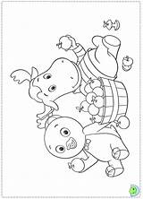 Coloring Backyardigans Dinokids Close Print sketch template